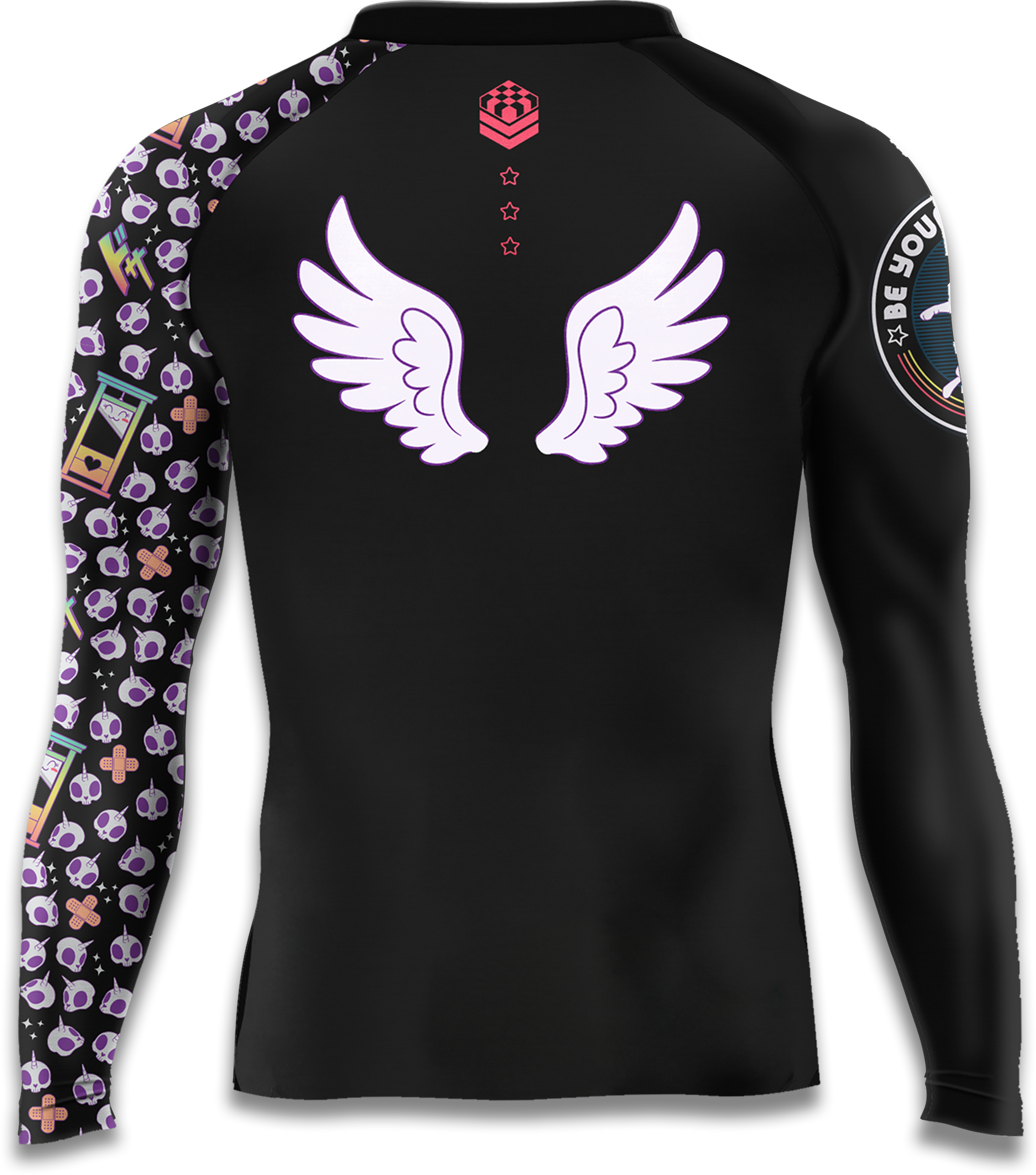 Unicorn Long Sleeve Rashguard (Black)