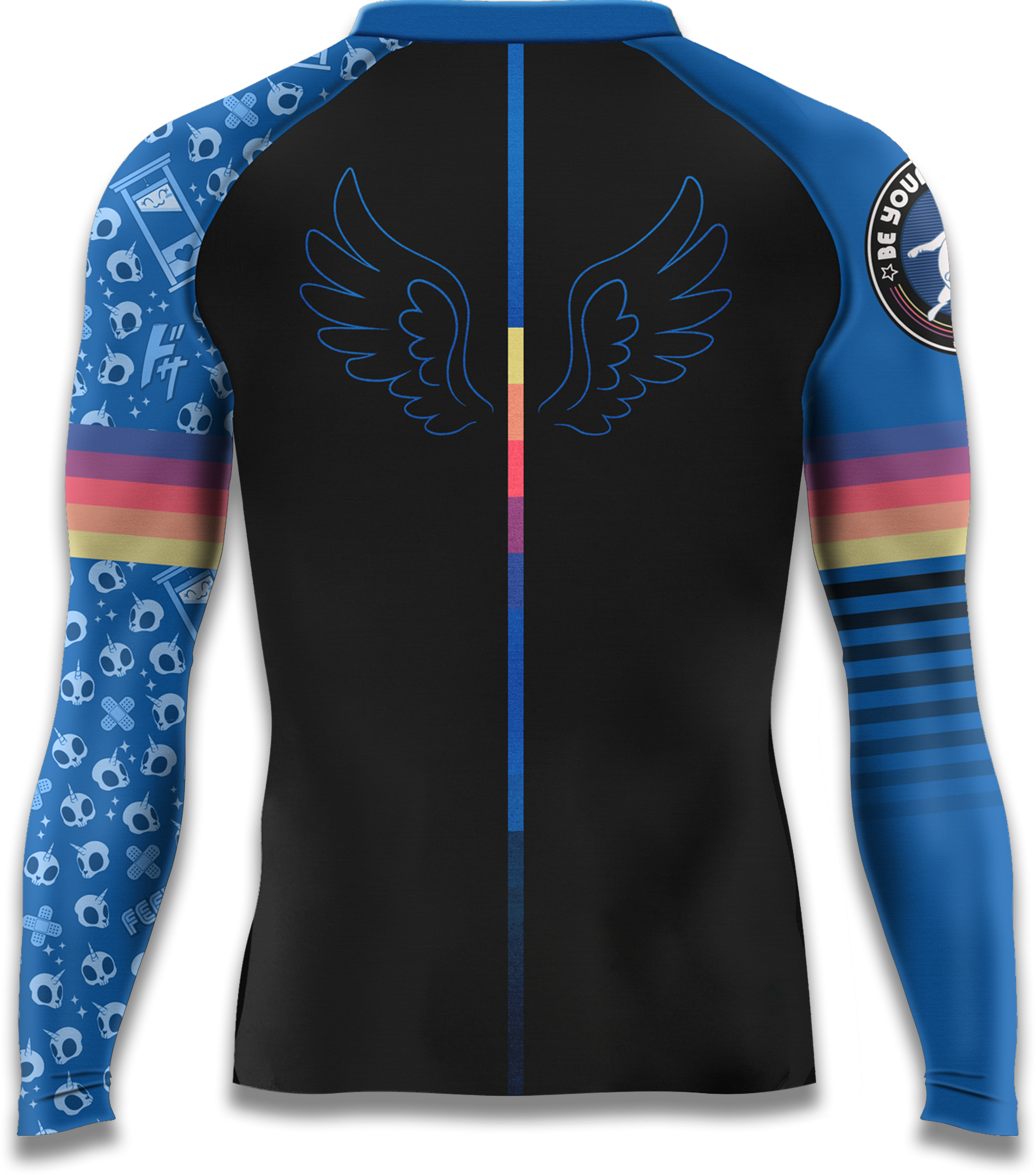 Unicorn Long Sleeve Rashguard (Blue)