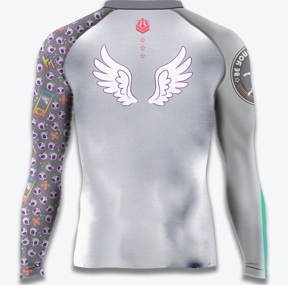 Unicorn Long Sleeve Rashguard (Gray)