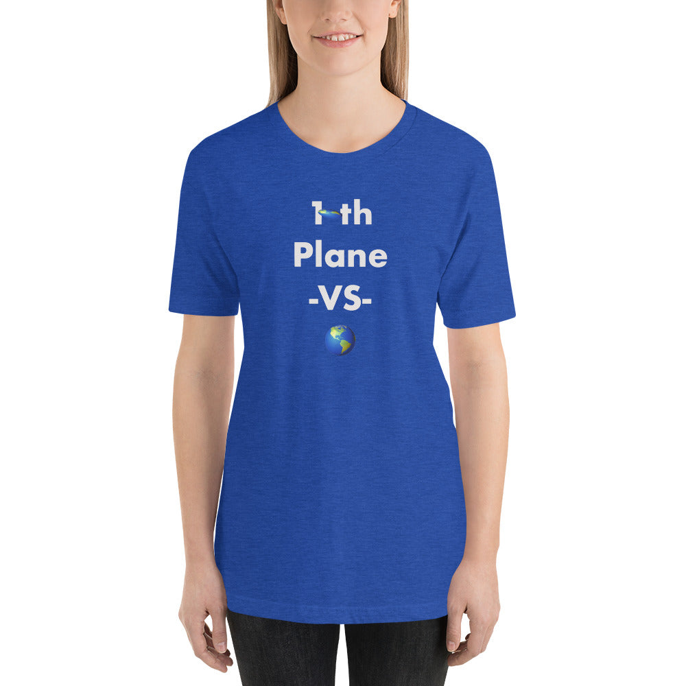 10th Plane Flat Earth Short-Sleeve Unisex T-Shirt
