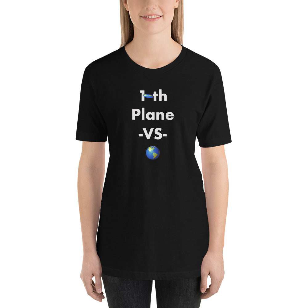 10th Plane Flat Earth Short-Sleeve Unisex T-Shirt