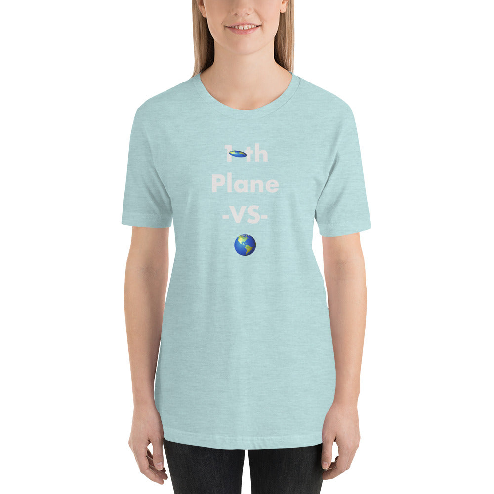 10th Plane Flat Earth Short-Sleeve Unisex T-Shirt