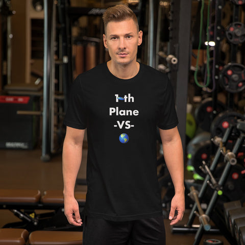 10th Plane Flat Earth Short-Sleeve Unisex T-Shirt