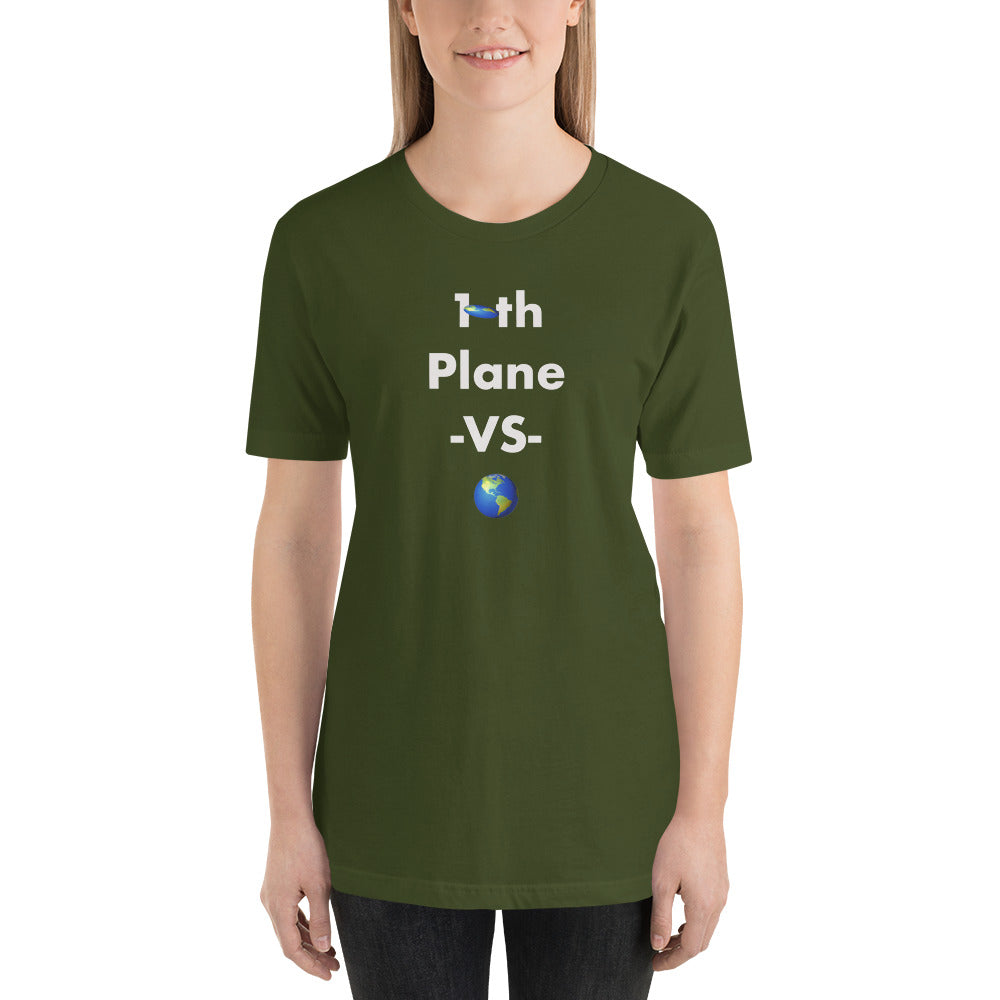 10th Plane Flat Earth Short-Sleeve Unisex T-Shirt