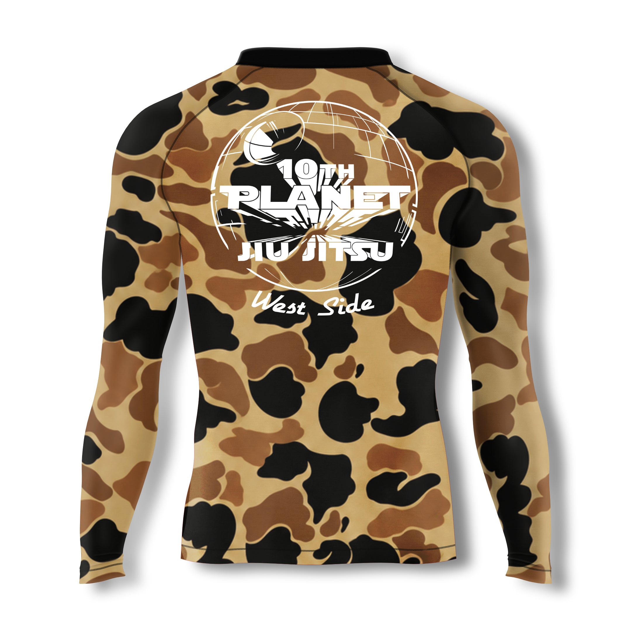 Tan Camo Long Sleeve Rashguard