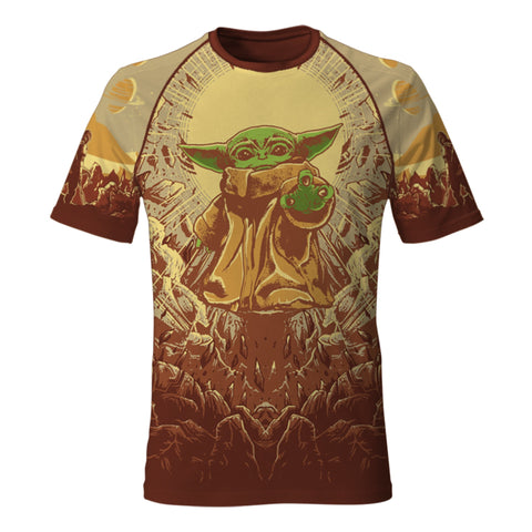 Baby Yoda Short Sleeve Rashguard