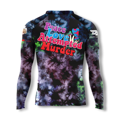 10th Planet "Peace Love Attempted Murder" Rashguard