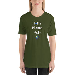 10th Plane Flat Earth Short-Sleeve Unisex T-Shirt