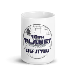 White glossy mug